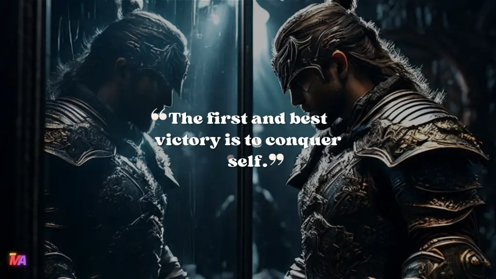 Daily Motivation - Quote of the Day - #680 | The first and best victory is to conquer self.