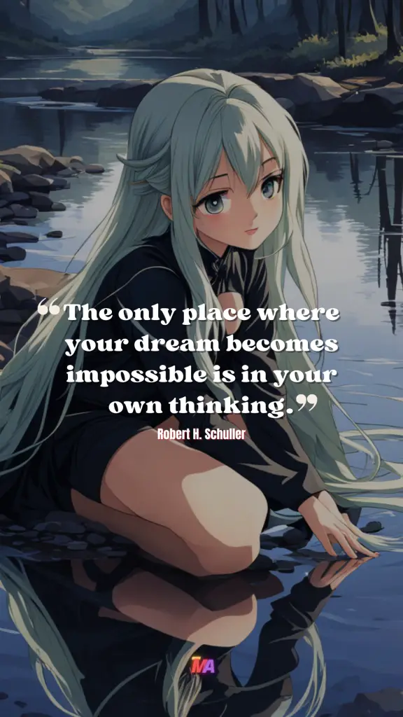 Daily Motivation - Quote of the Day - #717 | The only place where your dream becomes impossible is in your own thinking - Robert H. Schuller